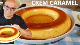 CREM CARAMEL quello Vero la ricetta del Crem Caramel senza farina senza polverine  crème caramel [upl. by Zaragoza138]