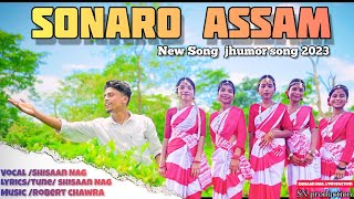 Sonaro Assam • New Adivasi Official Music Video 2023 • Robert • Pk Probhat • Anand [upl. by Enej]