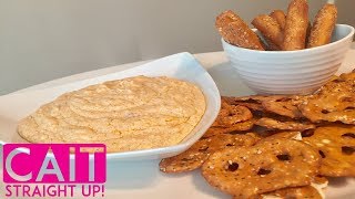 Crock Pot Beer and Cheese Dip  Cait Straight Up [upl. by Notnerb]