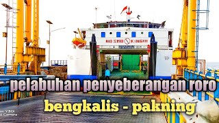 Pelabuhan penyeberangan roro bengkalis  pakning [upl. by Christopher]