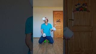 Satisfying juggling with toilet paper skills fyp shorts amazing [upl. by Naivart]