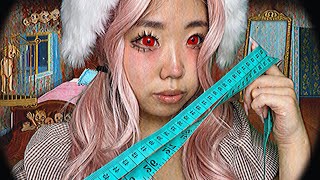 Bunny OBSESSIVELY Measures  Studies your Face CREEPY ASMR Ep 2 [upl. by Amsirac]