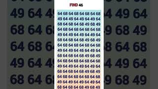 🧐Find The Number 46🧐 [upl. by Mile]