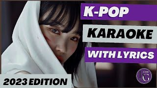 KPOP RANDOM KARAOKE CHALLENGE WITH LYRICS  2023 edition KPOP GAMES [upl. by Nesyrb]