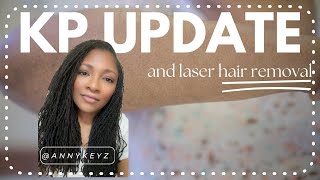 KP and laser hair removal UPDATE  Bumpy dry skin strawberry skin chicken skin [upl. by Enialb]