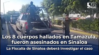 Los asesinaron en Sinaloa y los dejaron en Tamazula Durango a las 8 personas encontradas sin vida [upl. by Cigam]