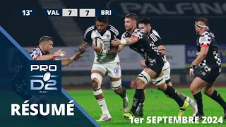 Pro D2  le résumé de ValenceRomans vs Brive  Journée 9 Saison 202425 [upl. by Dierdre60]