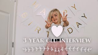 IRELANDS 3 BIRTHDAY INTERVIEW  Haleigh Everts [upl. by Ardiekal593]