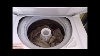 GE Spacemaker GUD 24 inch WASHER  Overview amp Washing Tips  Sample Wash Cycle [upl. by Naesal388]