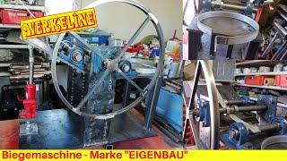 EigenbauRollenbiegemaschine  Homemade Roller Bender [upl. by Ahsrat187]