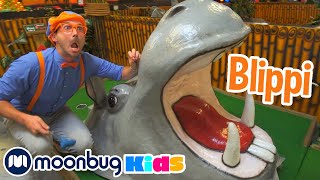 Blippi Explores Jungle Animals  Moonbug Kids TV Shows  Full Episodes  Cartoons For Kids [upl. by Saul]