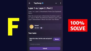 Layer 1 Vs Layer 2  Part 2  Tapswap Code  Layer 1 vs Layer 2 Blockchain’s Power Duo Explained [upl. by Anyahc]