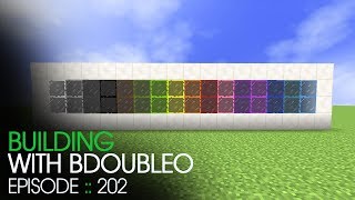 Minecraft Building with BdoubleO  Episode 202  Stained Glass [upl. by Evangelist]