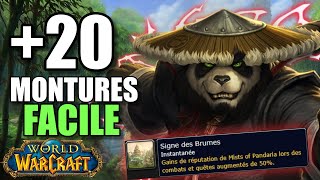 TOUTES LES MONTURES DE PANDARIE  Marcheurs du temps Mists of Pandaria  WoW Dragonflight [upl. by Arvell37]