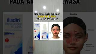 Dosis iliadin nasal spray untuk anak dan dewasa youtubeshorts treatmentplan [upl. by Ahsitram]