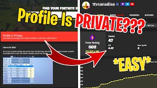 How To Find Anyones PRIVATE Fortnite Tracker UPDATED [upl. by Santoro]