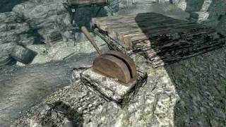 Skyrim The best thing you ll ever see Bridge Catapult [upl. by Llenrod]