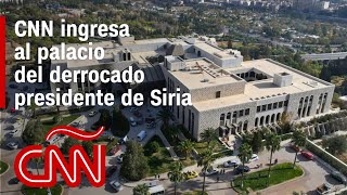 Así es el lujoso y enorme palacio del derrocado presidente alAssad en Siria [upl. by Landrum]