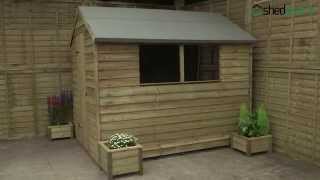 ShedPlus Durable Overlap Apex Sheds Weatherproof Garden Storage From Shedstore [upl. by Arianie]