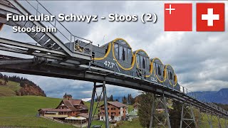 Funicular Schwyz  Stoos 2 October 2024 4K switzerland funicular stoos [upl. by Skelton]