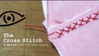 the cross stitch  sewing by Hand [upl. by Volney]