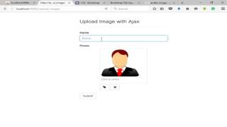 How to upload php form image with ajax [upl. by Lanam]