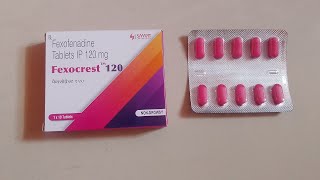 Fexocrest 120 tablet full review uses sideeffects dose in Hindi [upl. by Varin]