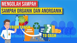 Bagaimana Sampah Bisa Jadi Uang  Animasi 2D Mengolah sampah organik dan anorganik [upl. by Verger884]