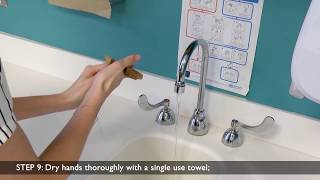 Handwashing Steps Using the WHO Technique [upl. by Letsirc]