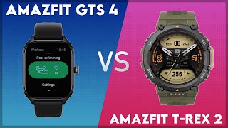 Amazfit GTS 4 vs Amazfit TRex 2 Comparison [upl. by Toni296]