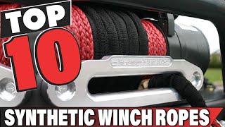 Best Synthetic Winch Rope In 2024  Top 10 Synthetic Winch Ropes Review [upl. by Nnylram907]