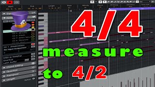 Change 44 measure to 24 time from a MIDI file  XGWorks [upl. by Maryann323]