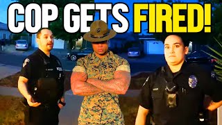 Cop Gets Fired After Apologizing To Army Sergeant [upl. by Cristy]