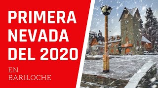 🔴 NIEVE en BARILOCHE INVIERNO del 2020 Recorrido por Centro Civico Calle Mitre y Lago Nahuel Huapi [upl. by Trebmer939]