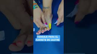 Vendaje para ayudar con el juanete de sastre juanete [upl. by Younglove655]