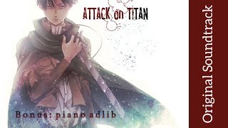 Attack on Titan Original Soundtrack I  Bonus piano adlib  High Quality  Hiroyuki Sawano [upl. by Arahs]