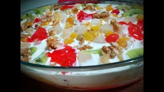 స్వీట్ డిష్ తయారీ  DELICIOUS TRIFLE PUDDING RECIPE  HOW TO MAKE TRIFLE PUDDING  SWEET DESSERT [upl. by Waldner]