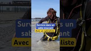 Un guide nous explique comment sortir d’un sable mouvant sablemouvant danger montsaintmichel [upl. by Lilas429]