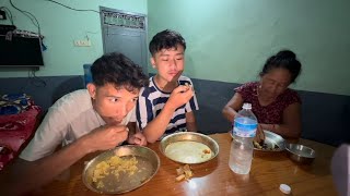 Khasi ko masu vat mukbang official mukbang keepsupporting foodie [upl. by Ecnatsnoc]