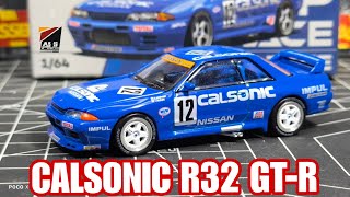 164 Calsonic Skyline R32 GTR by Pop Race Full review [upl. by Anoyet]