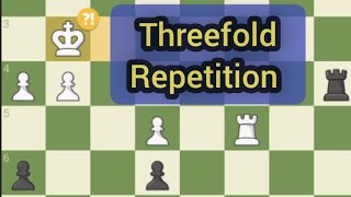 What is 3 fold repetition in chess [upl. by Naitsirk]