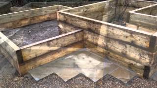 How to Build A Vegetable Garden In Raised Beds Using Wooden Boxes [upl. by Claribel]