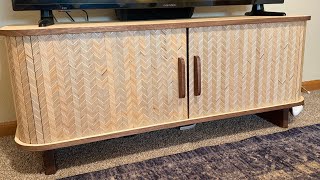 Patterned Plywood TV Cabinet [upl. by Lapides]