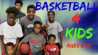 Youth Basketball Drills For Kids  813 yr old [upl. by Ahsahtan]