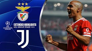 Benfica vs Juventus Extended Highlights  UCL Group Stage MD 5  CBS Sports Golazo [upl. by Vaughan]