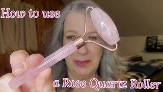 How To Use Rose Quartz Roller  Mary Kay  AntiAging Benefits  deannaloudon1205 [upl. by Lehcim]