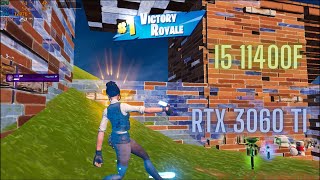 RTX 3060 ti  Intel i5 11400F Fortnite chapter 5 season 1 gameplay Performance mode [upl. by Erdei]