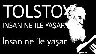 quotİnsan ne ile yaşarquot bölüm quotinsan ne ile yaşarquot Tolstoy sesli kitap okuyan Akın ALTAN [upl. by Nerra875]