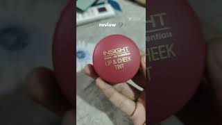 Insight lip and cheek tint review 😘🩷🪬 bollywood music newsong viralshorts reveiw popularsong [upl. by Aseeram]