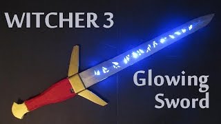 Make a Witcher 3 sword with Glowing Runes [upl. by Adnamaa]